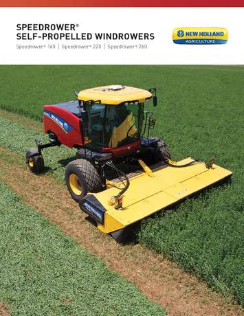 Speedrower® SP Windrowers Tier 4B - Brochure