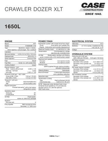 SPEC - 1650L