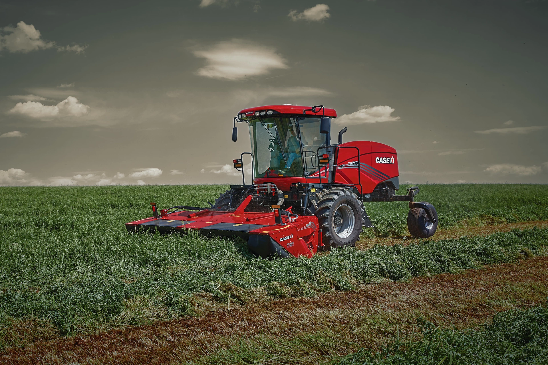 Case IH tractor and windrower series hero