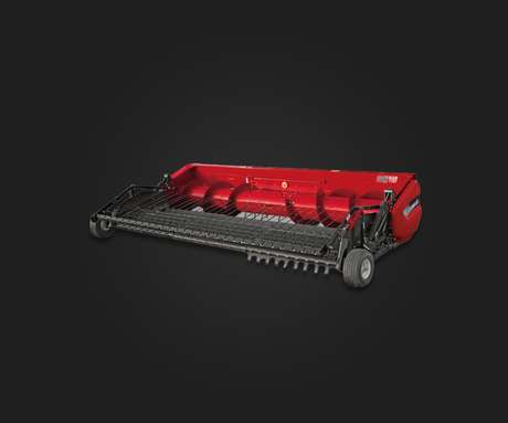 Case IH 3016 pick up header with dark background behind it