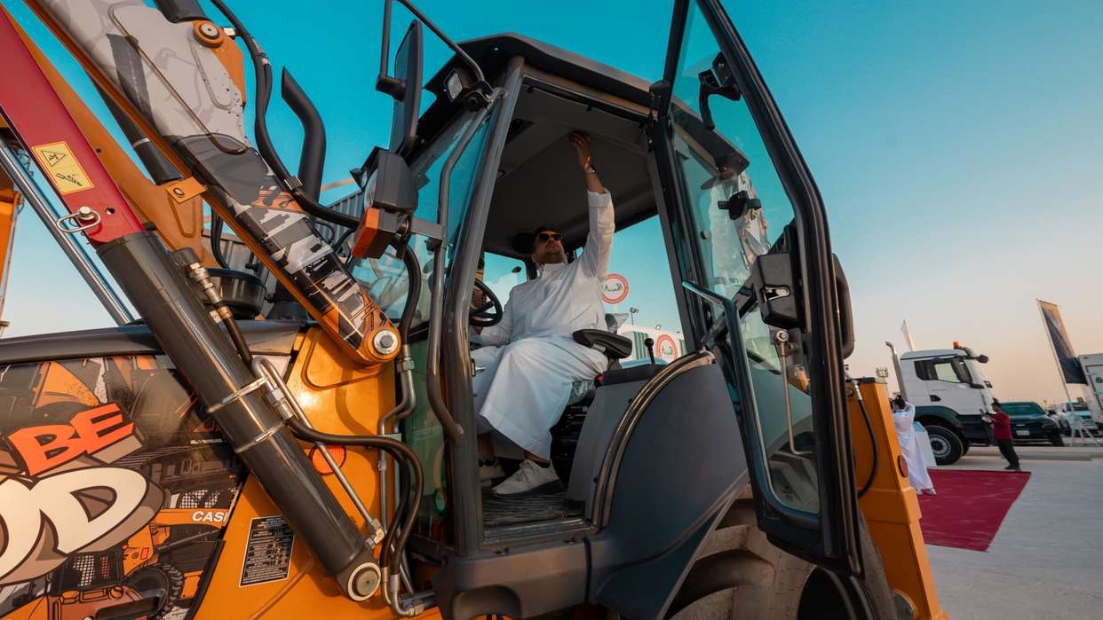 CASE Construction Makes a Powerful Statement at Saudi Infrastructure Expo