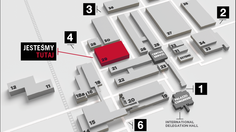 Map of eima 2026