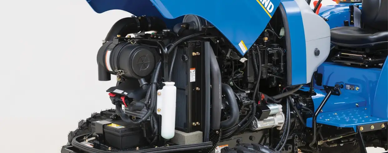 Under the hood of a WORKMASTER compact tractor
