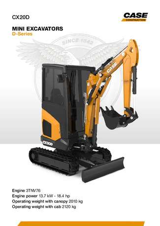 CX20D - Specsheet
