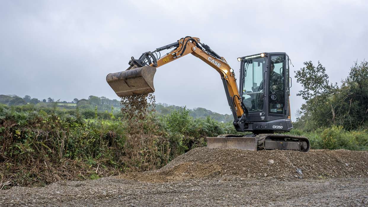  CASE in Control - New CASE CX210E-S  makes light work of heavy tasks in Welsh Quarry