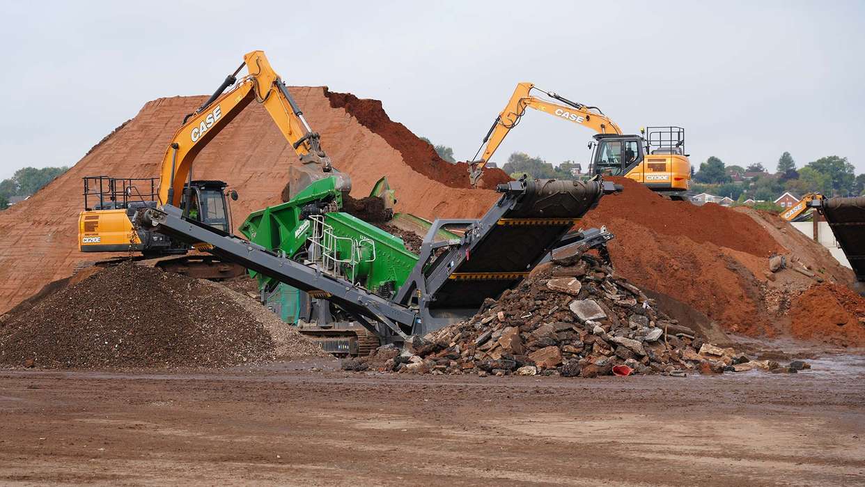 CASE Machines support sustainability and reduce landfill at West Midlands based Pegasus Group