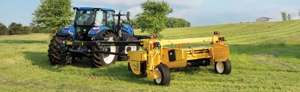 Discbine Side-Pull Disc Mower-Conditioner.