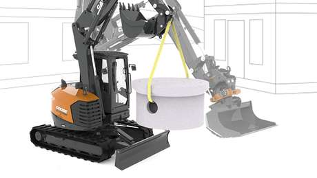 CX105E Side 2-piece boom