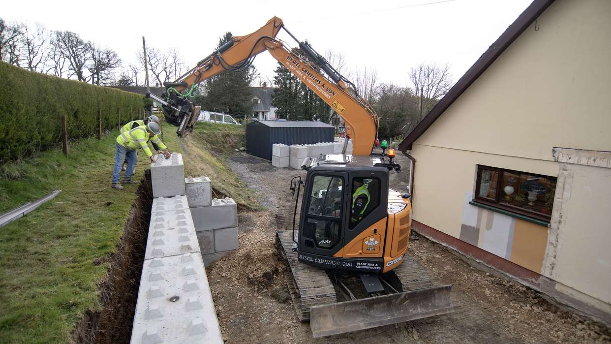 - CASE macht den unterschied für Hywel Griffiths – auf der baustelle und auf der strasse