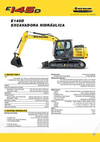 Cuchilla Técnica - E145D - Tier 4