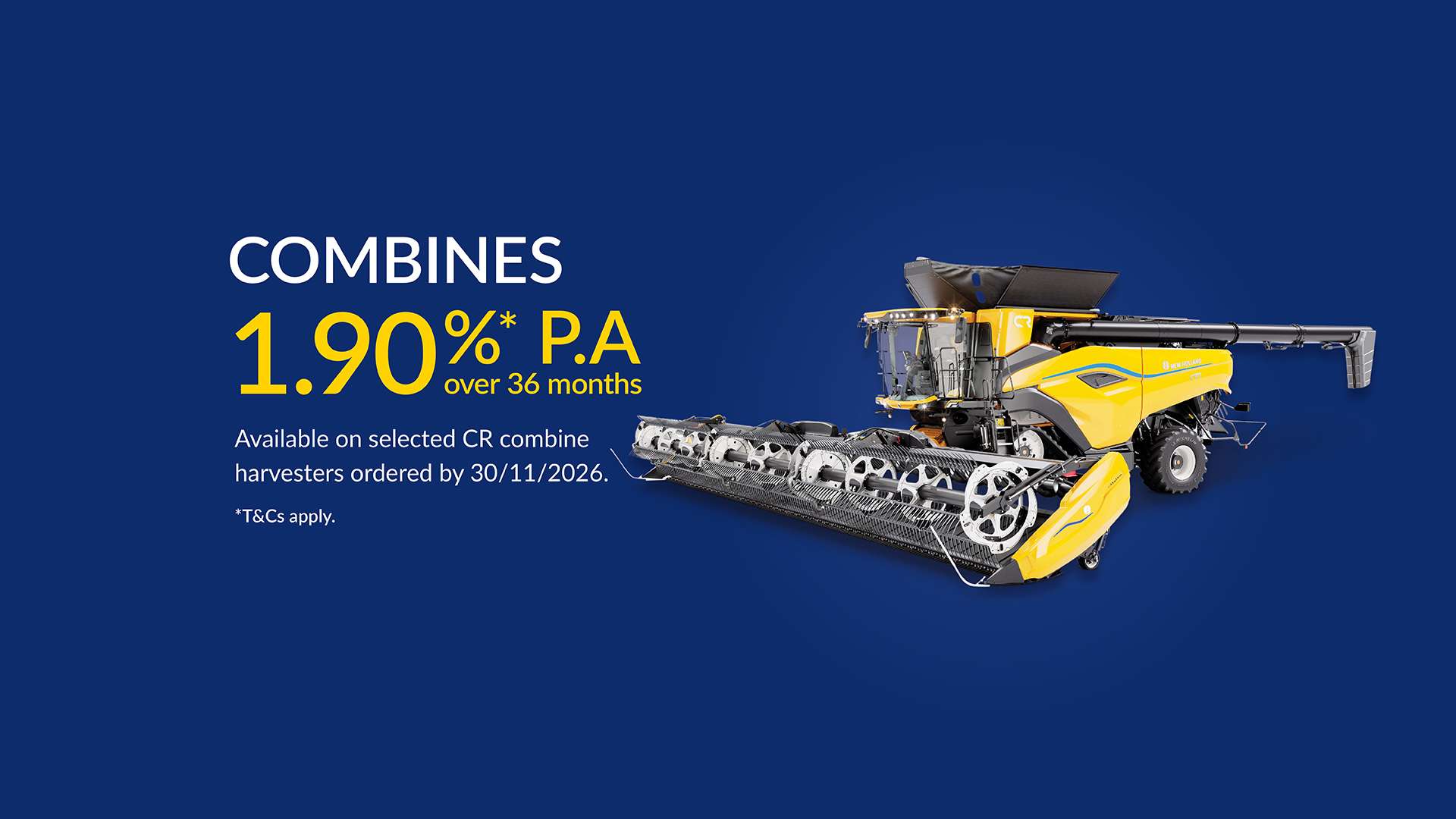 New Holland New Zealand limited time finance offer, available now