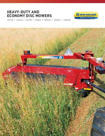 Heavy-Duty Disc Mowers - Brochure