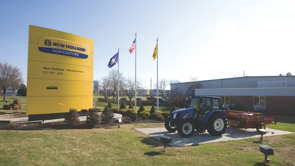 New Holland Agriculture head quarters exterior.