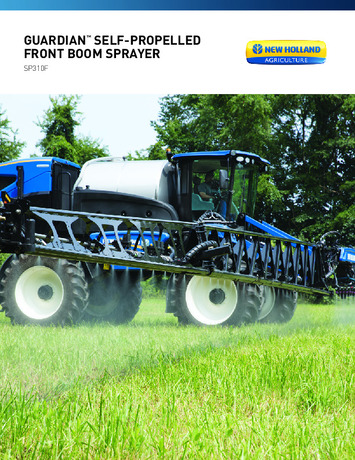 Guardian™ Self-Propelled Front Boom Sprayer SP310F - Brochure