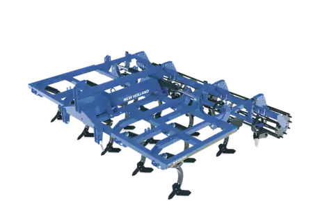 Stubble cultivator featuring rigid tine cultivator and cage rollers