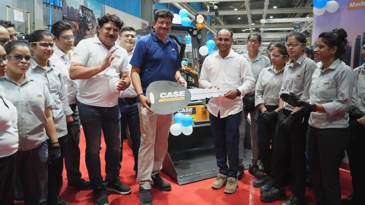 CASE India rolls out the First Skid Steer Loader for India Market