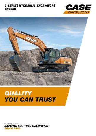 C-Series Crawler Excavators - CX220C