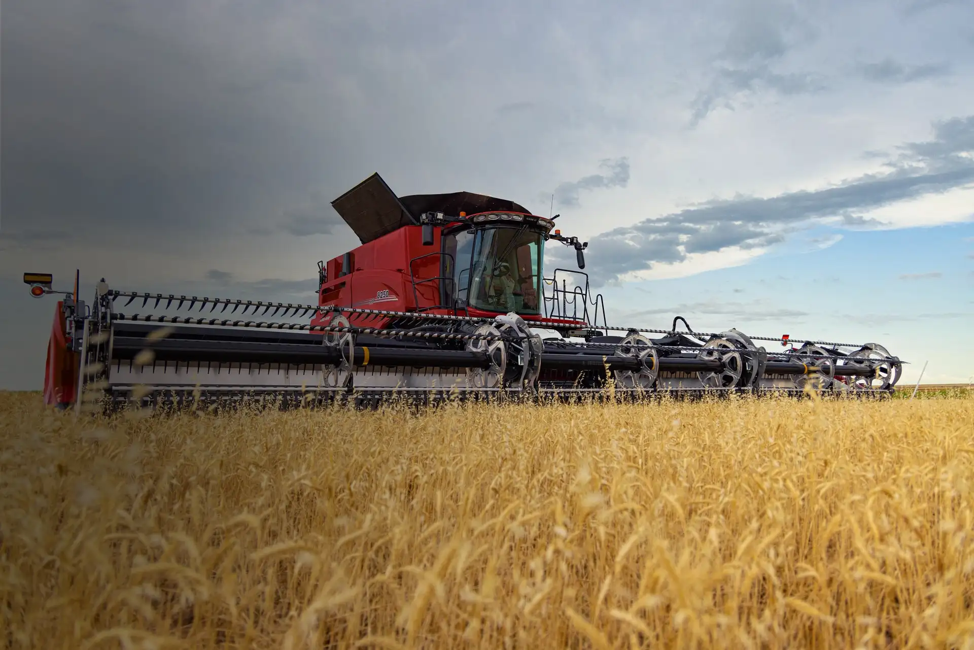 Case IH Axial Flow 8250 combine working in the field