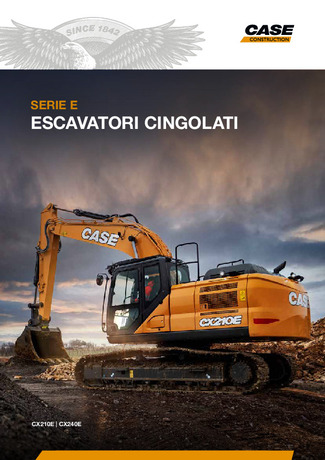 Escavatori Cingolati Serie-E - CX210E/CX240E