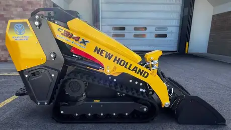 New Holland C314X Electric Mini Track Loader Offers Emissions-free, Low-noise Solution for Material Handling Challenges
