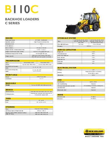 B110C - Specsheet