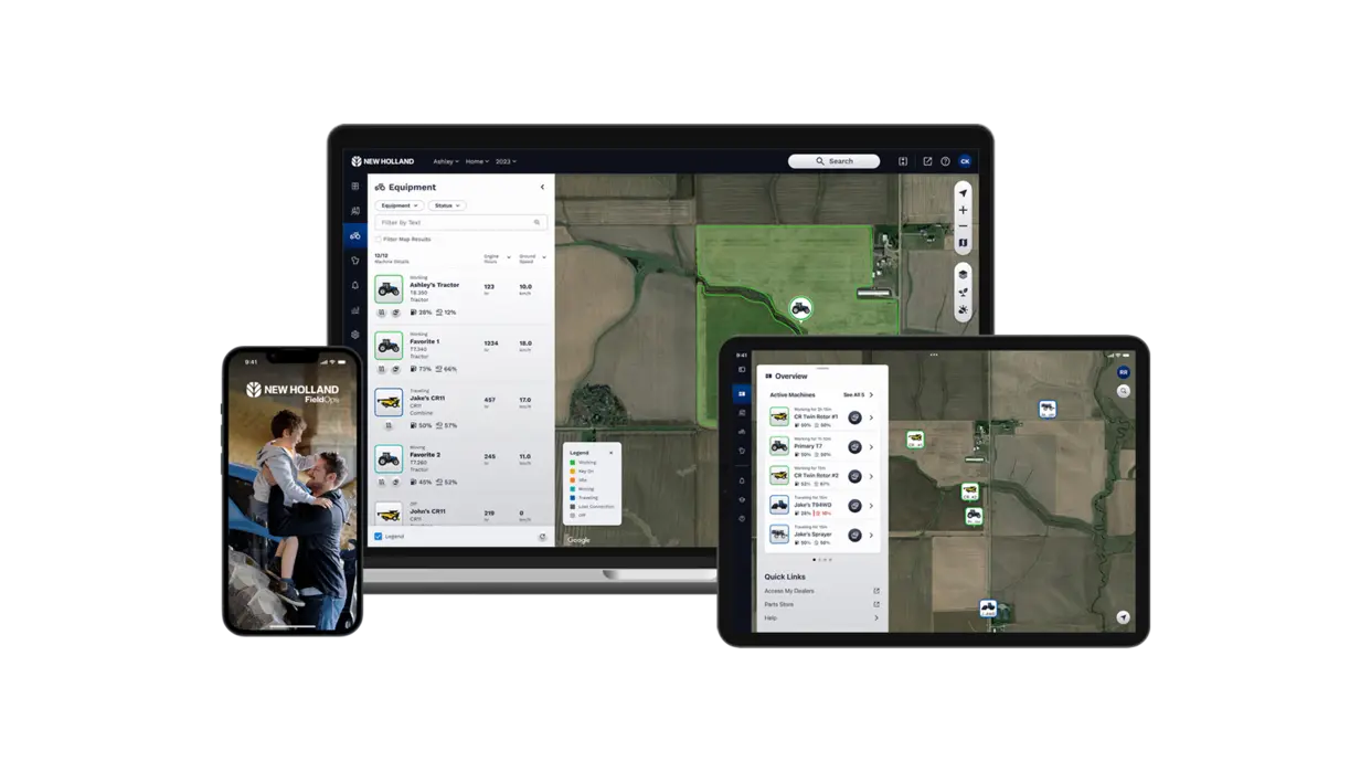 Farming Platform & Connection | Connectivity & FieldOps | New Holland ...