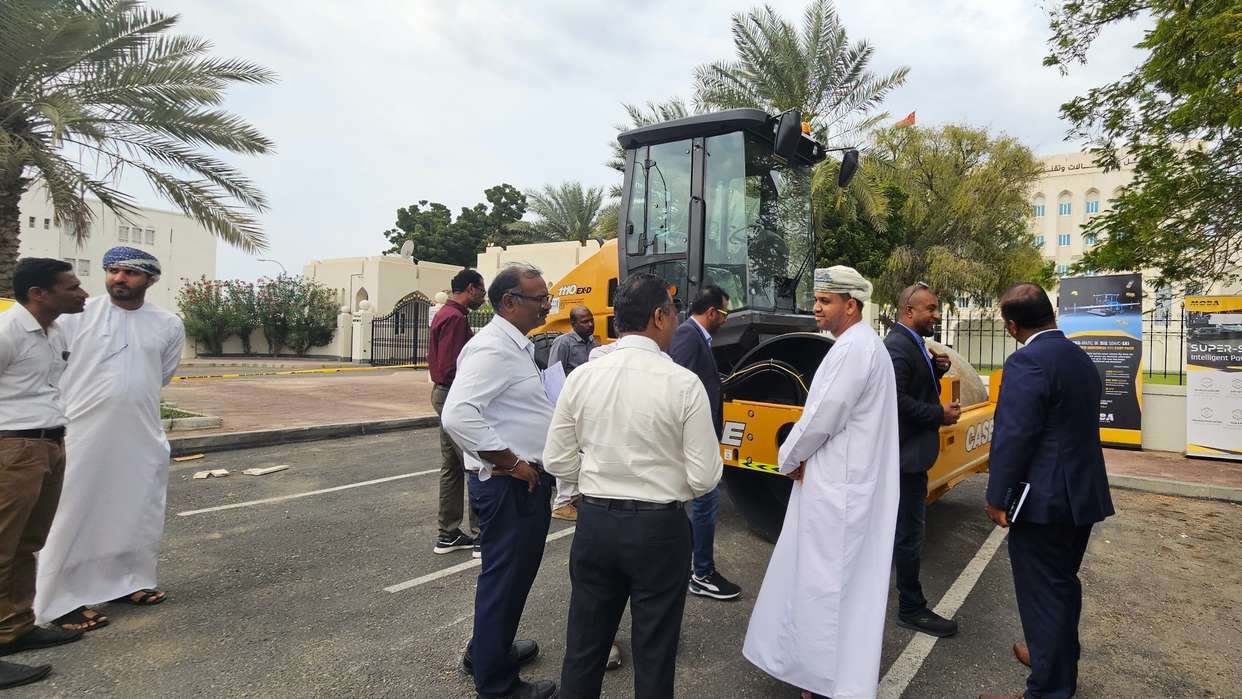 CASE Construction makes a strong impression at Ministry of Transport Event in Oman