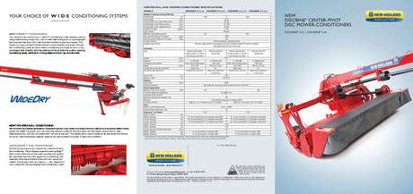 Discbine® Center-Pivot Disc Mower-Conditioners - Brochure