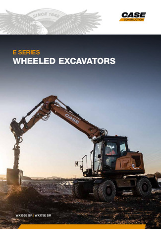 E-Series Wheeled Excavators - WX155E SR/WX175E SR