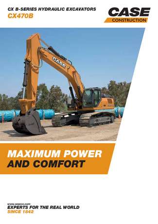 Crawler Excavators - CX470B