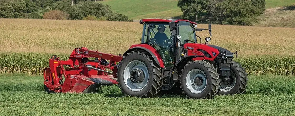Case IH Farmall C tractor working in field