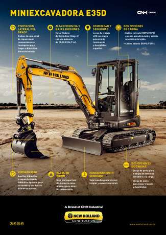 Cuchilla Técnica - Miniexcavadora E35D