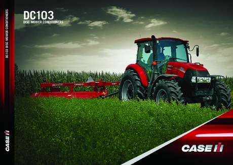 Case IH DC103 Disc Mower Conditioner