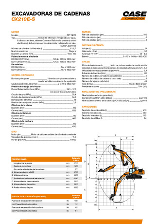 CX210E-S - Specsheet