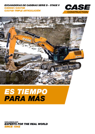 Excavadoras de Cadenas - CX350D/CX370D