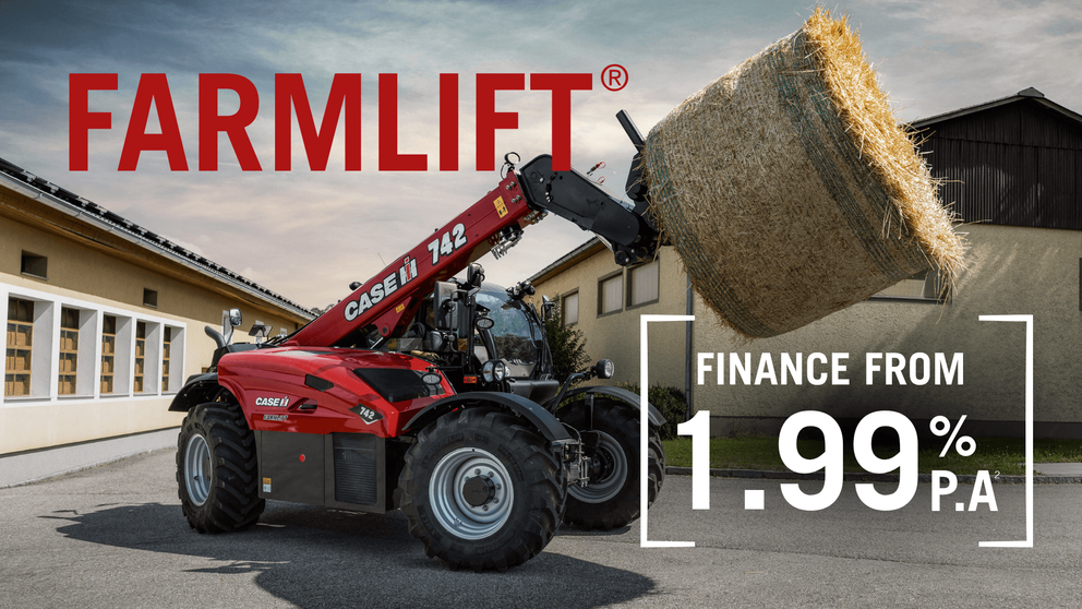 Case IH Geared Up offer for Farmlift telehandlers with limited time finance rate