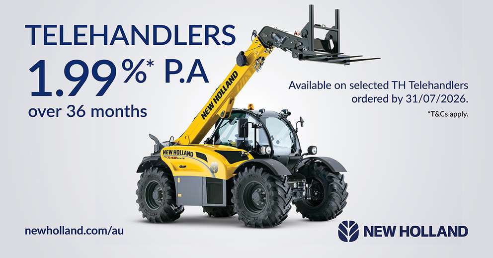 New Holland limited time finance offer on TH Telehandler range
