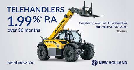 New Holland limited time finance offer on TH Telehandler range
