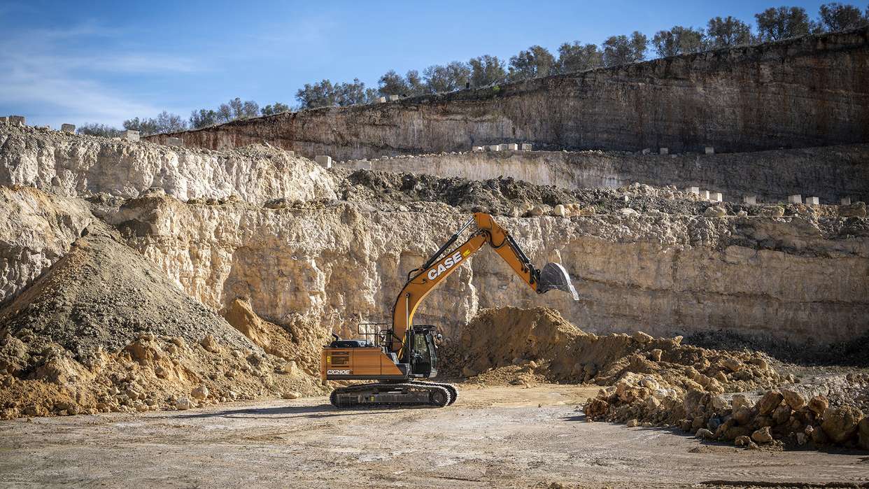 CASE lancia l'Escavatore Cingolato CX210E-S Essential da 20 tonnellate