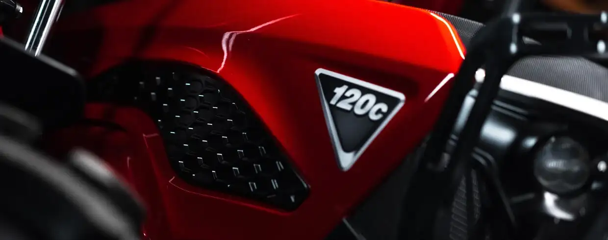 Red Case IH Farmall C MY25 tractor working in field