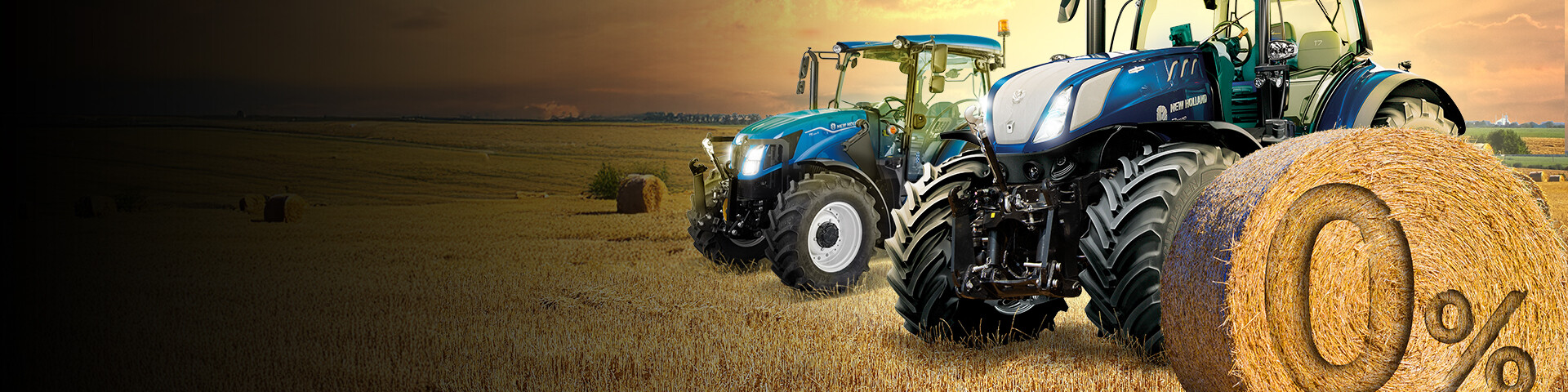 Finansowanie 0% lub 0% wkładu własnego New Holland