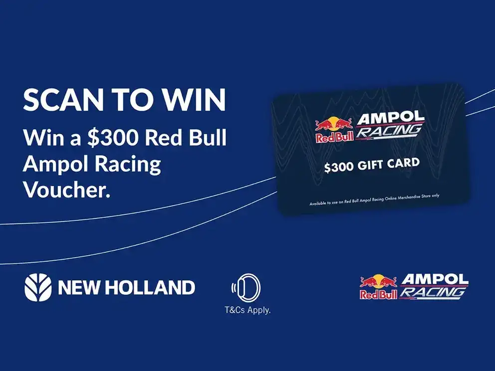 New Holland promotion scan and win