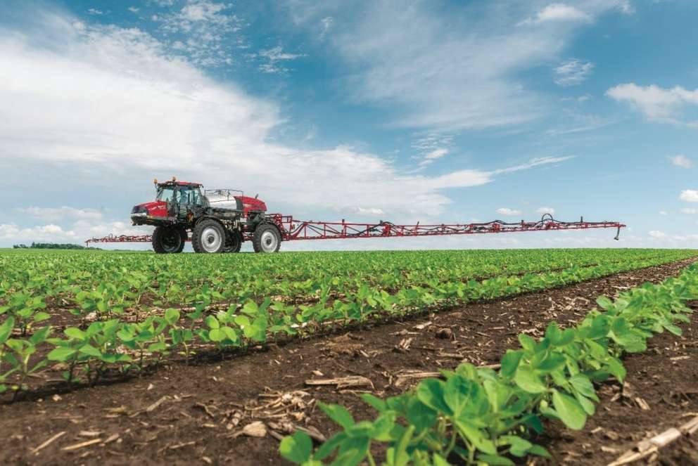 CaseIH Patriot Sprayer Equipment in field