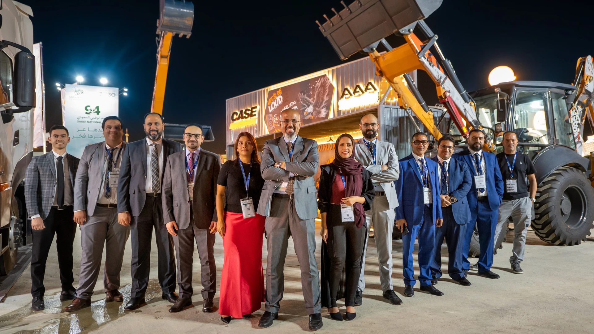 CASE Construction Makes a Powerful Statement at Saudi Infrastructure Expo