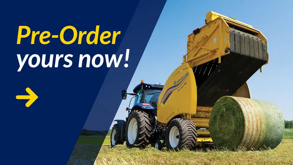 Pre-Order Your New Holland Hay Equipment