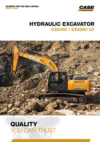 C-Series Crawler Excavators - CX210C/ CX220C