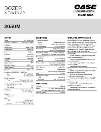 SPEC - 2050M