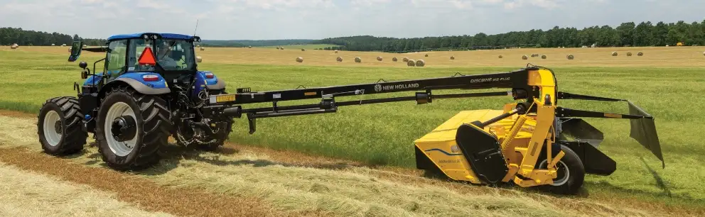 Center-Pivot Disc Mower-Conditioners.