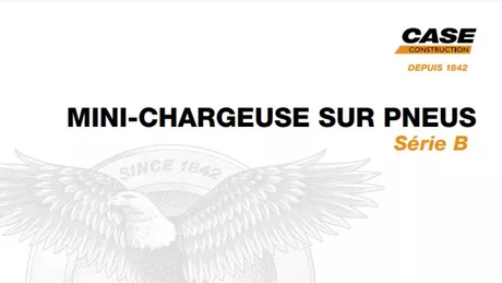 Mini-chargeuse sur pneus série B - Brochure