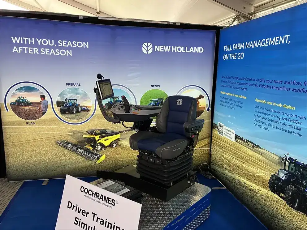 FieldOps precision technology simulator seat